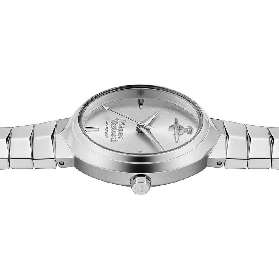 Vivienne Westwood Ladies Armour 35mm Stainless Steel Watch