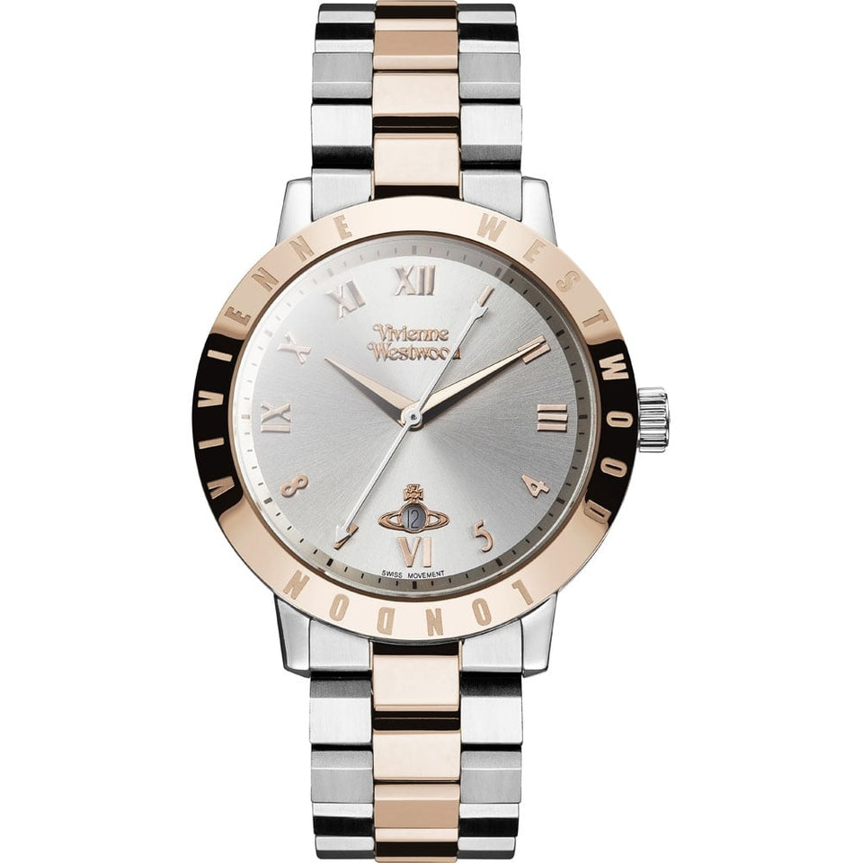 Vivienne Westwood Ladies Bloomsbury 35mm Two Tone Watch