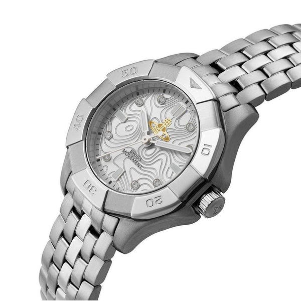 Vivienne Westwood Ladies Brompton 31mm Stainless Steel Bracelet Watch