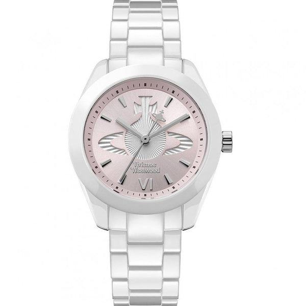 Vivienne Westwood Ladies Fenchurch 28mm Pink Dial Bracelet Watch