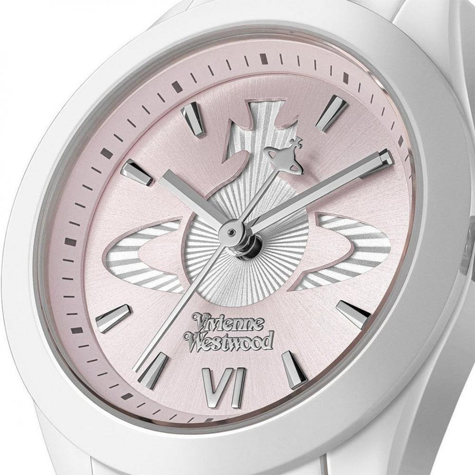 Vivienne Westwood Ladies Fenchurch 28mm Pink Dial Bracelet Watch