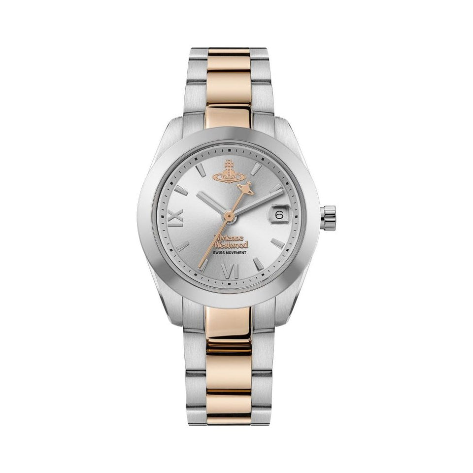 Vivienne Westwood Ladies Fenchurch 28mm Rose Two-Tone Watch