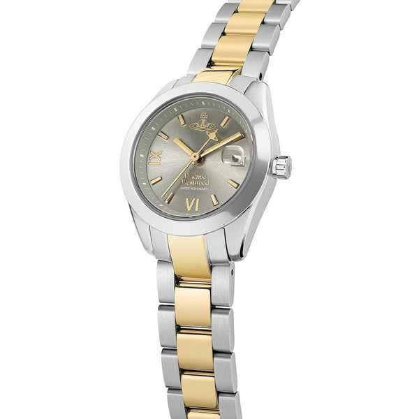 Vivienne Westwood Ladies Fenchurch 29mm Grey Dial Two Tone Watch