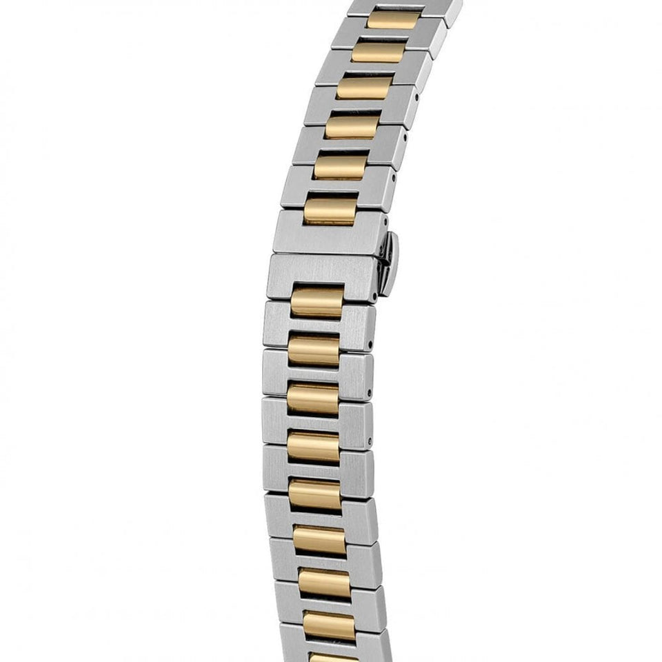 Vivienne Westwood Ladies Hoxton Silver Dial Two Tone Bracelet Watch