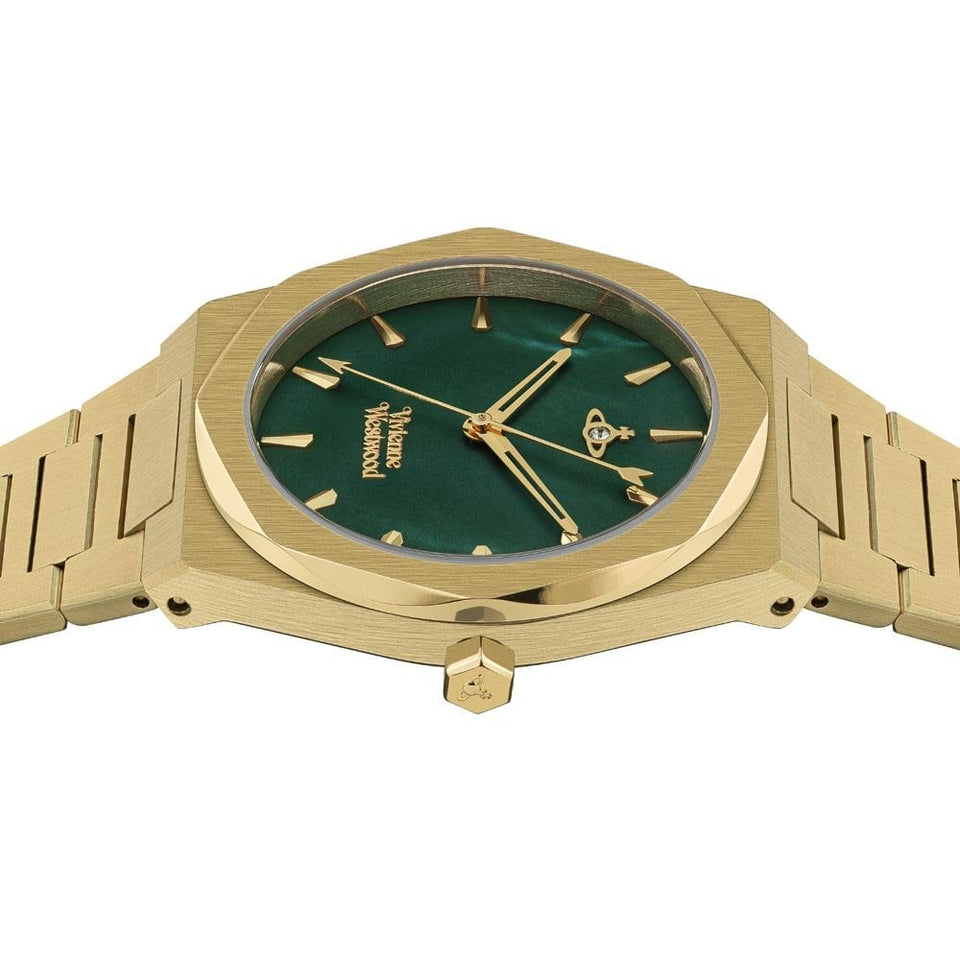 Vivienne Westwood Ladies Limehouse 34mm Gold Plated Watch