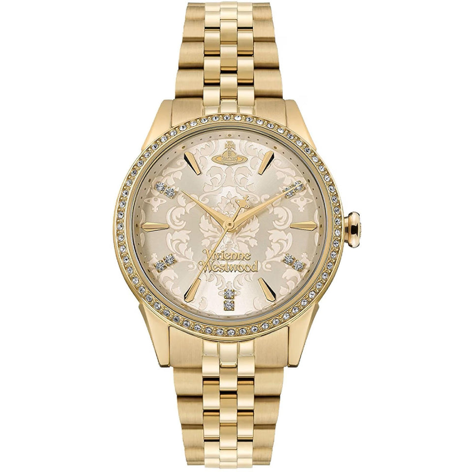 Vivienne Westwood Ladies Little Wallace Champagne Dial Bracelet Watch