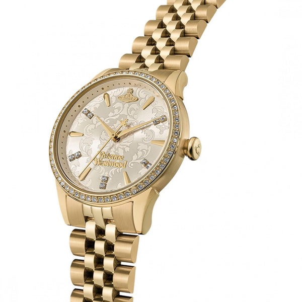Vivienne Westwood Ladies Little Wallace Champagne Dial Bracelet Watch