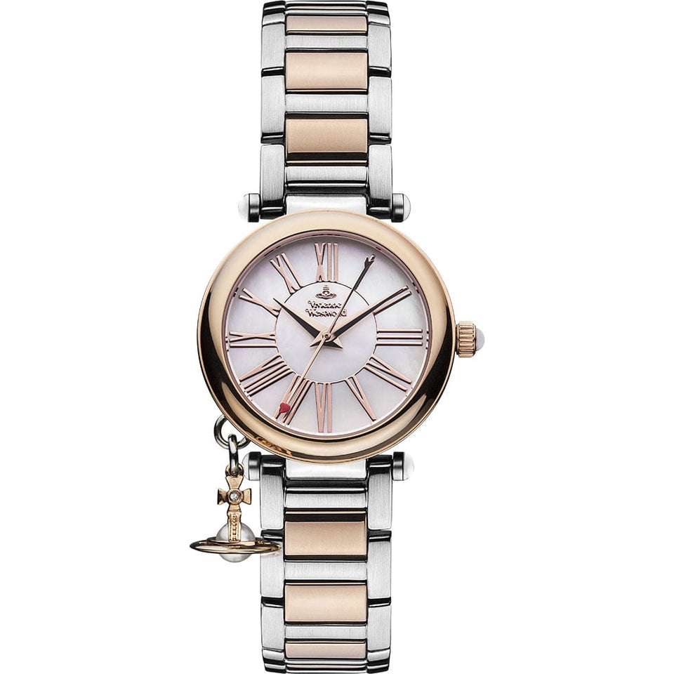 Vivienne Westwood Ladies Mother Orb Two Tone Watch