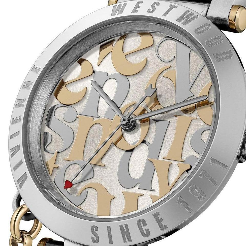 Vivienne Westwood Ladies Orb Logomania 31mm Bracelet Watch
