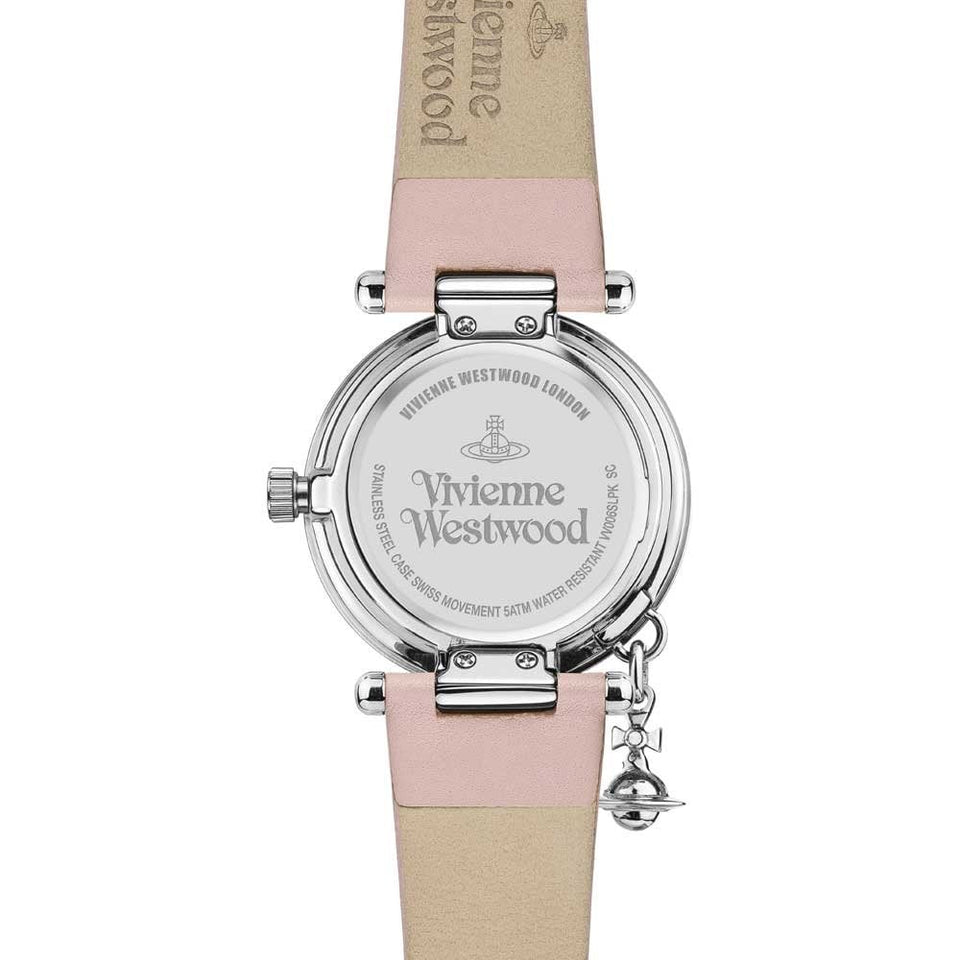 Vivienne Westwood Ladies Orb Pastelle Pink Dial Watch