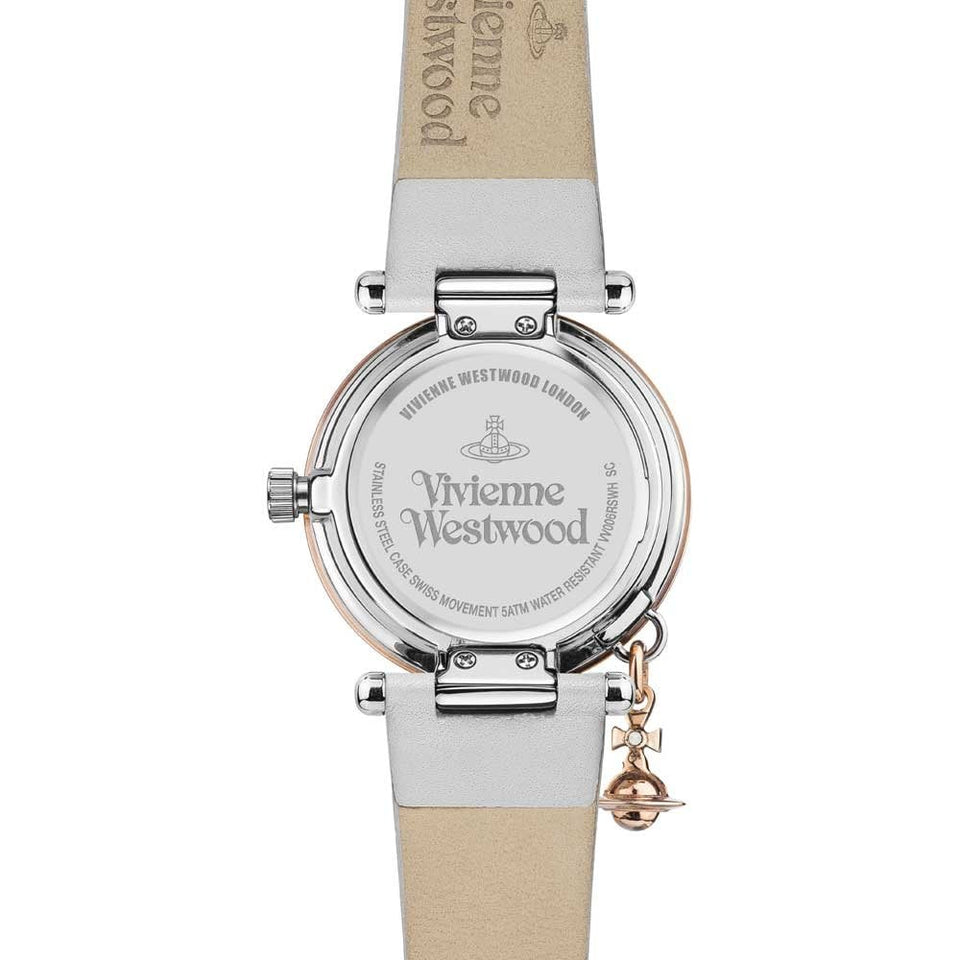 Vivienne Westwood Ladies Orb Pastelle Rose Toned Watch