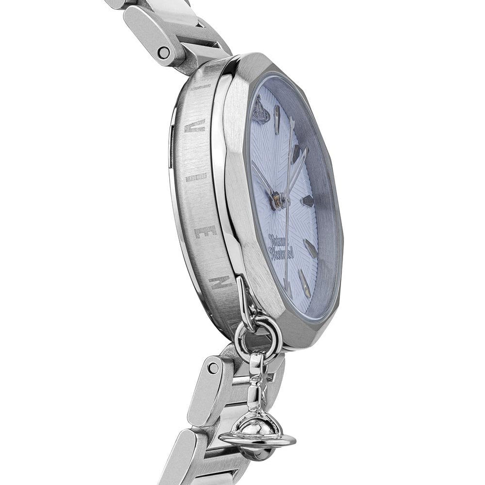 Vivienne Westwood Ladies Poplar 31mm Ice Blue Dial Watch