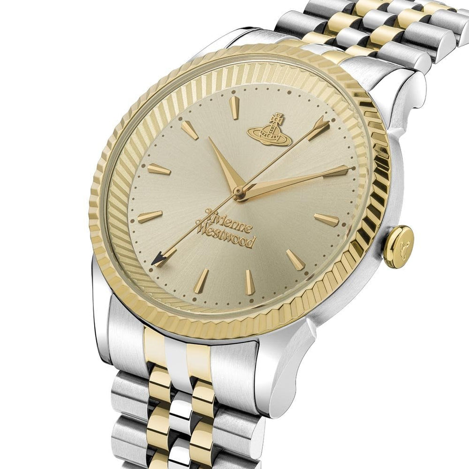 Vivienne Westwood Ladies Seymour 38mm Two Tone Watch