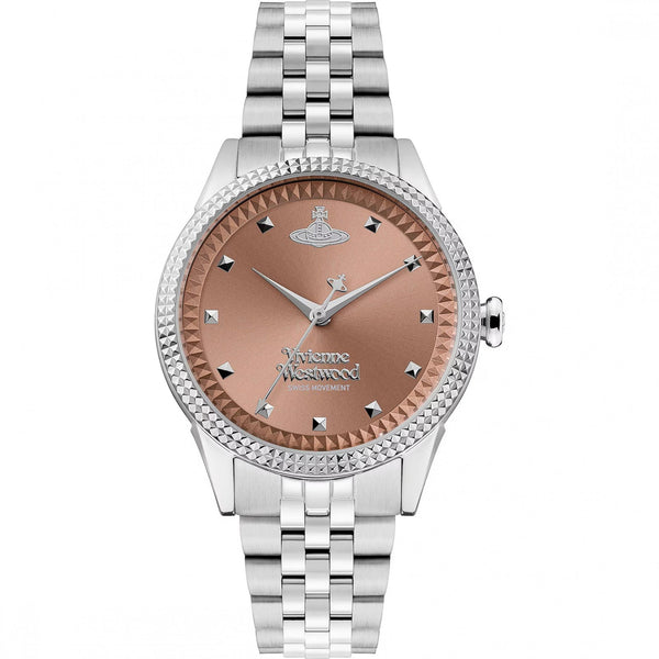 Vivienne Westwood Ladies Seymour Dusty Pink Dial Bracelet Watch