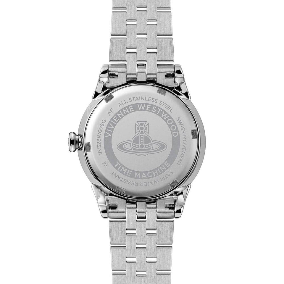 Vivienne Westwood Ladies Seymour Warm Grey Dial Two Tone Watch