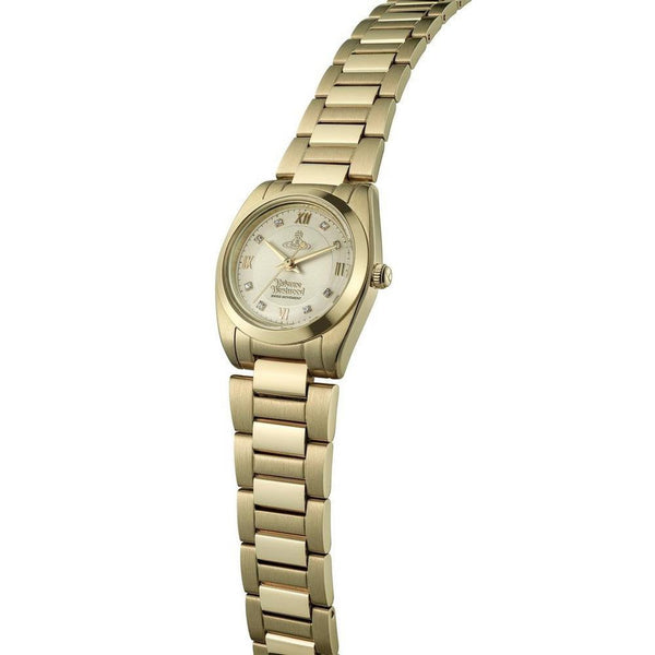Vivienne Westwood Ladies Tavistock 28mm Gold Toned Bracelet Watch