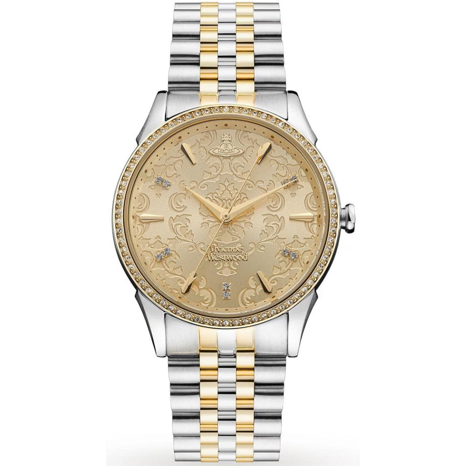 Vivienne Westwood Ladies Wallace 38mm Two Tone Watch