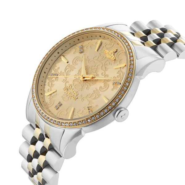 Vivienne Westwood Ladies Wallace 38mm Two Tone Watch