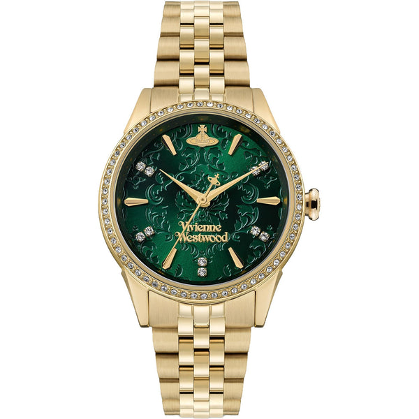 Vivienne Westwood Ladies Wallace Forest Green Bracelet Watch