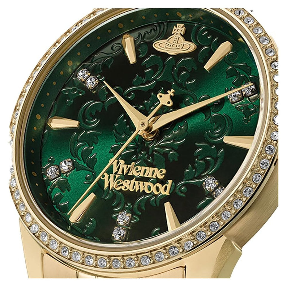 Vivienne Westwood Ladies Wallace Forest Green Bracelet Watch