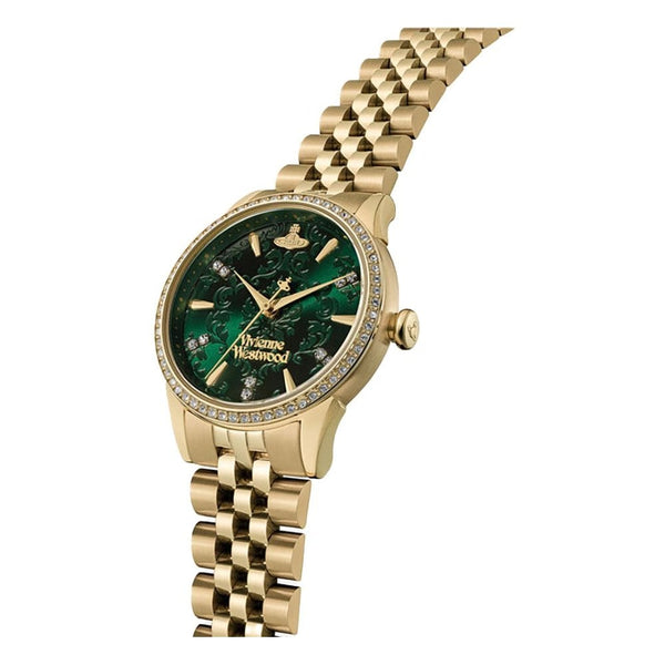 Vivienne Westwood Ladies Wallace Forest Green Bracelet Watch