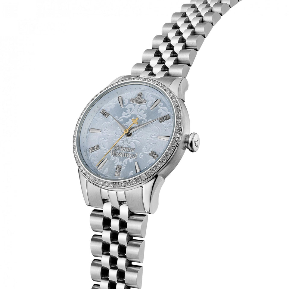 Vivienne Westwood Ladies Wallace Sky Blue Dial Bracelet Watch