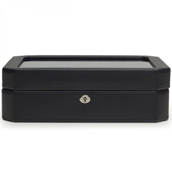 WOLF 10 Piece Windsor Watch Box - Black/Purple