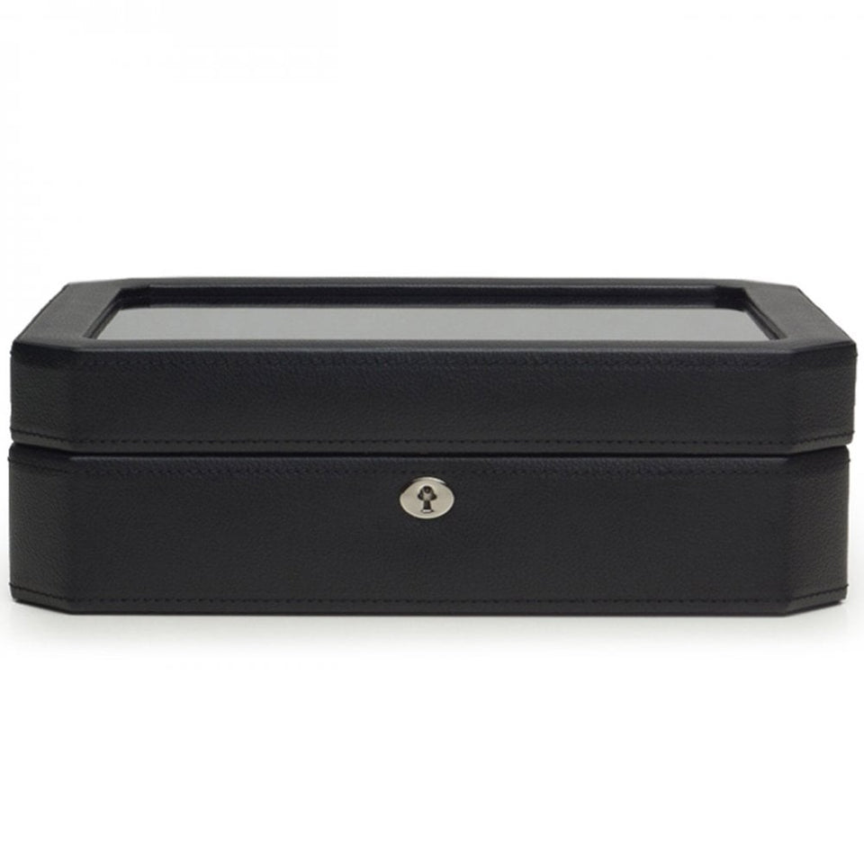 WOLF 10 Piece Windsor Watch Box - Black/Purple