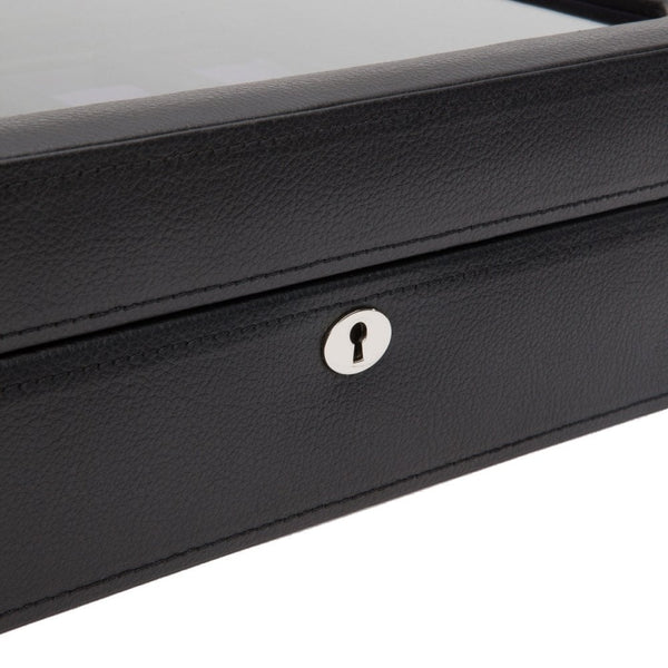 WOLF 10 Piece Windsor Watch Box - Black/Purple