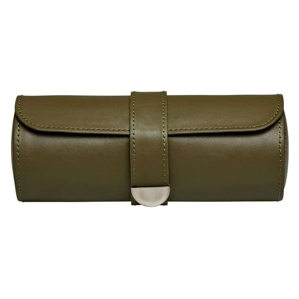 WOLF 190th Anniversary Earth Triple Watch Roll - Olive