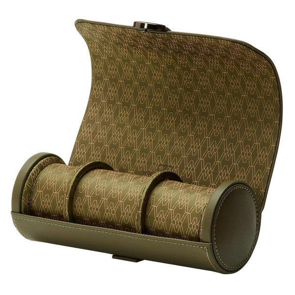 WOLF 190th Anniversary Earth Triple Watch Roll - Olive