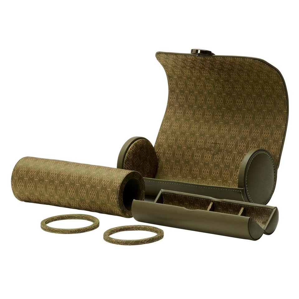 WOLF 190th Anniversary Earth Triple Watch Roll - Olive