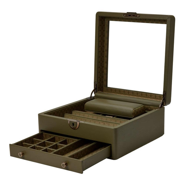 WOLF 190th Anniversary Earth Watch Box Stand - Olive