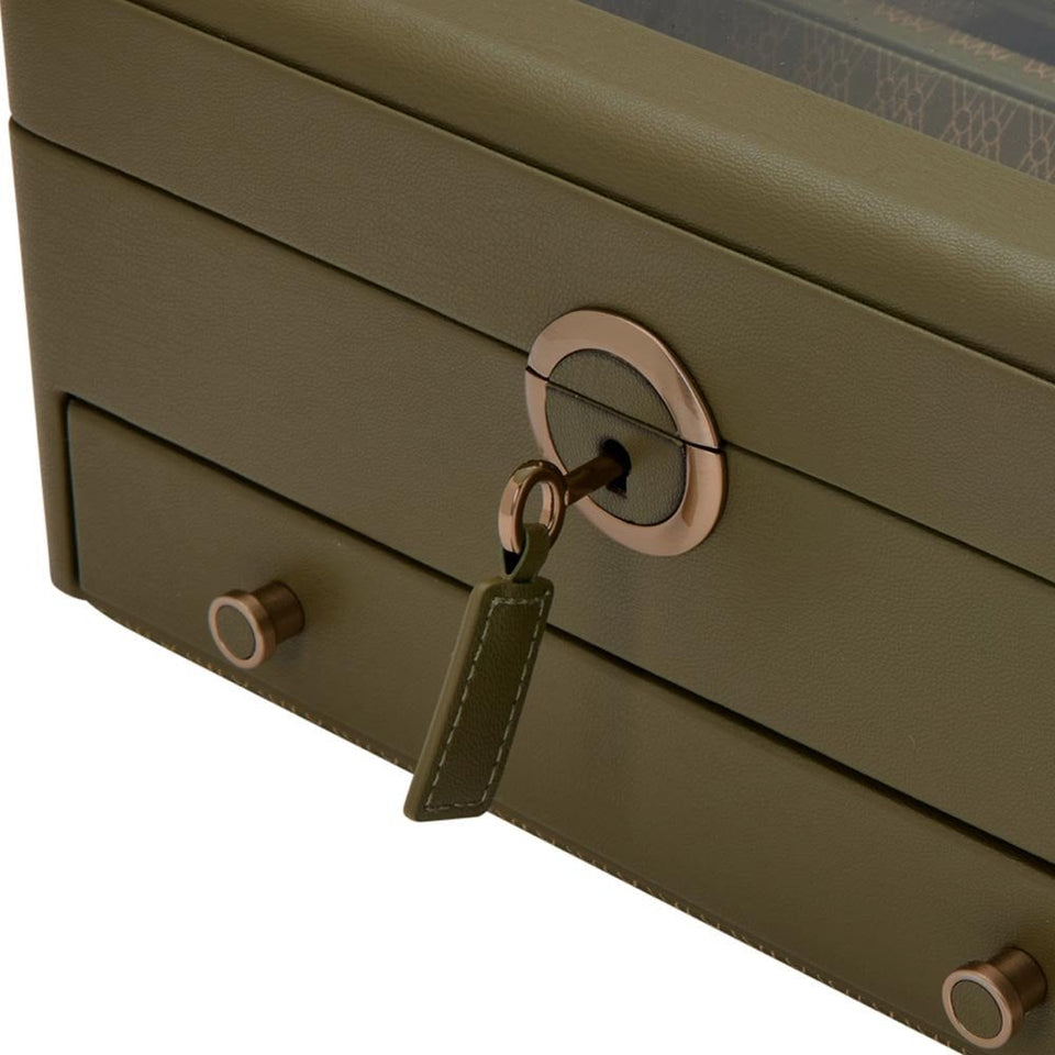 WOLF 190th Anniversary Earth Watch Box Stand - Olive