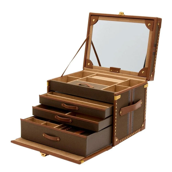 WOLF 190th Anniversary Ida 'The Traveller' Trunk Jewellery Box