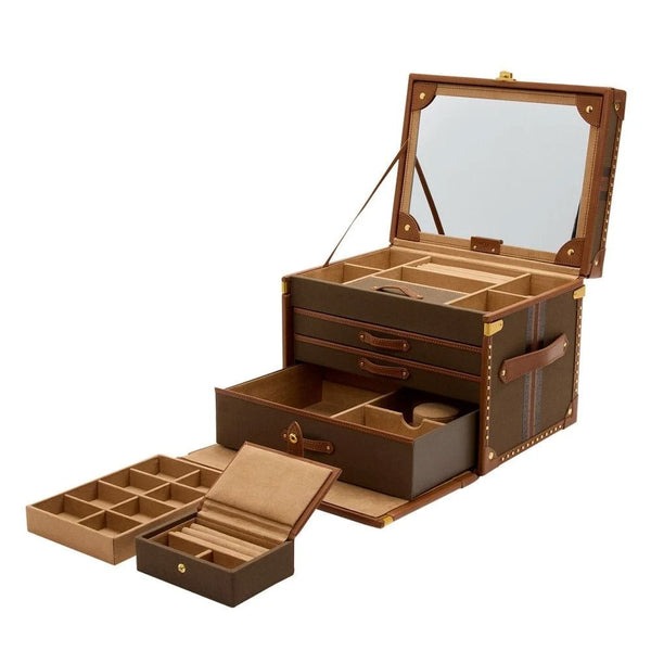 WOLF 190th Anniversary Ida 'The Traveller' Trunk Jewellery Box