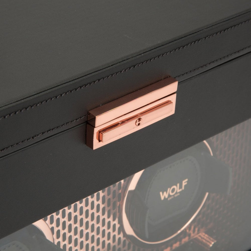 WOLF Axis Double Winder with Storage - Copper