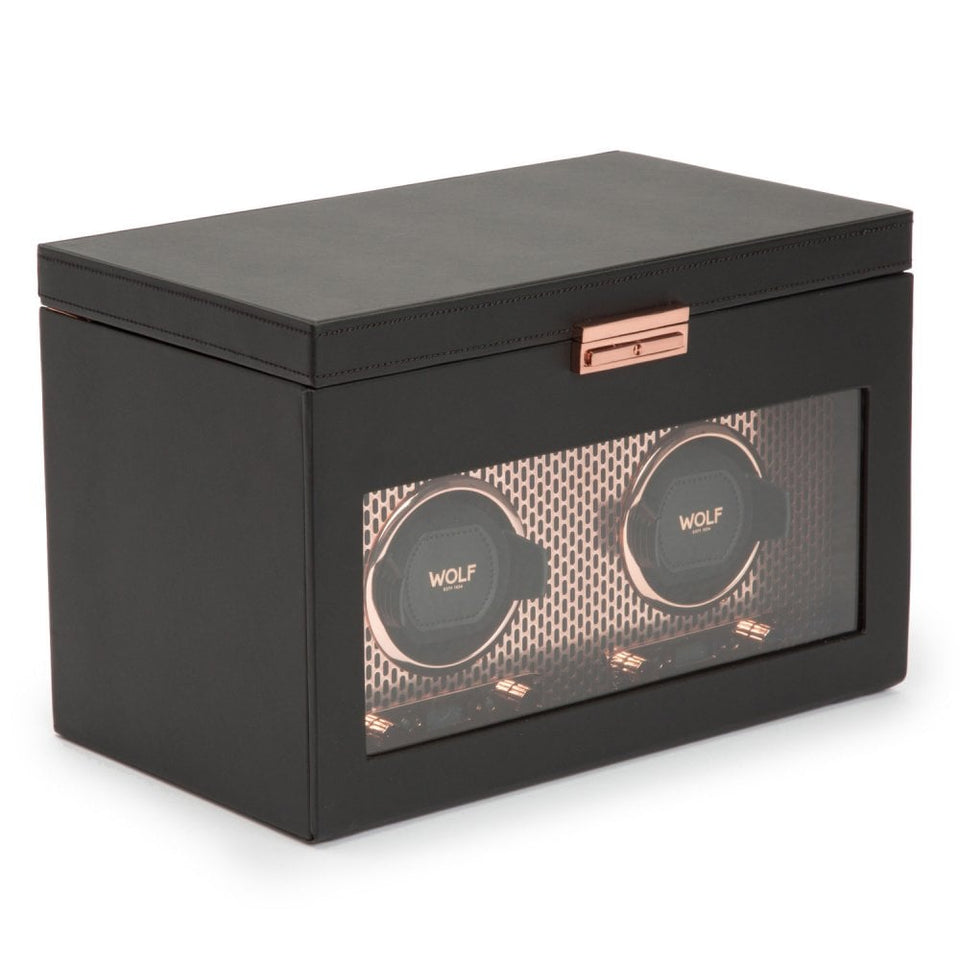 WOLF Axis Double Winder with Storage - Copper