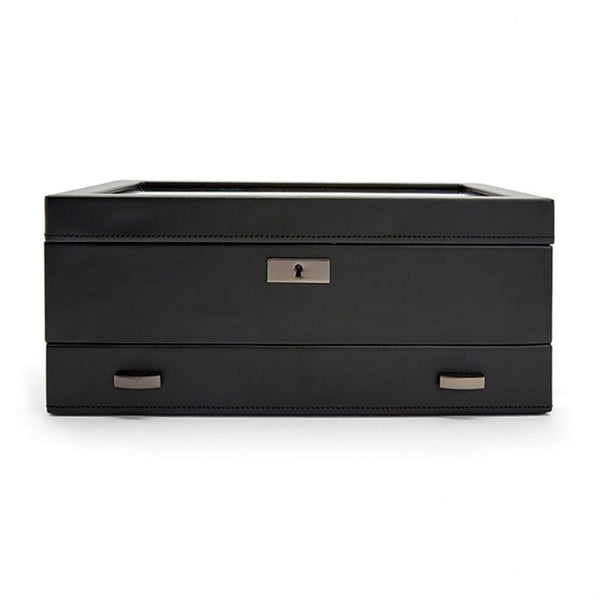 WOLF Axis Powder Coat 10 Piece Drawer Watch Box