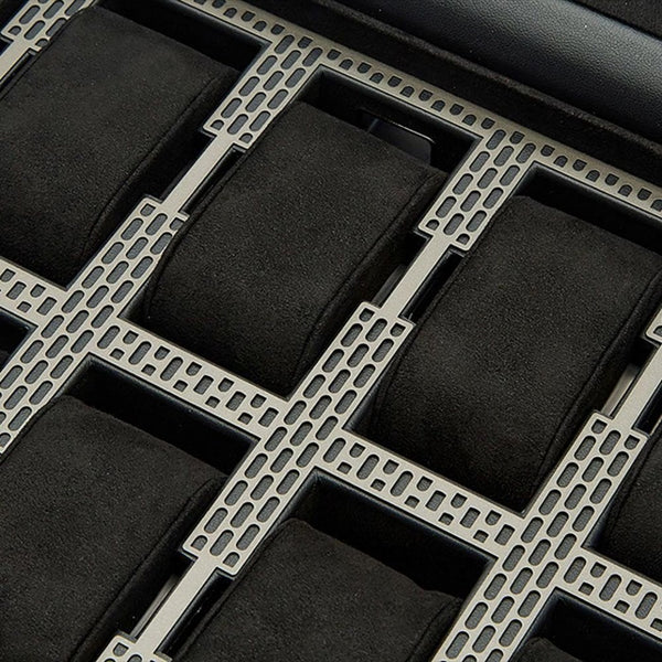 WOLF Axis Powder Coat 10 Piece Drawer Watch Box