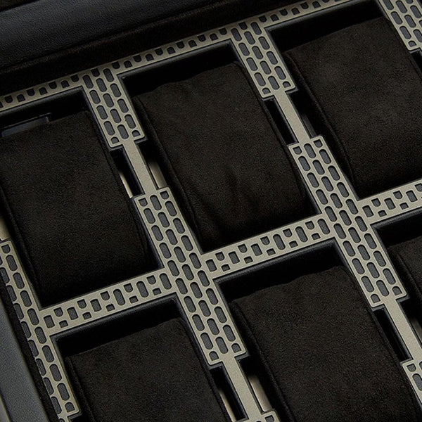 WOLF Axis Powder Coat 8 Piece Watch Box