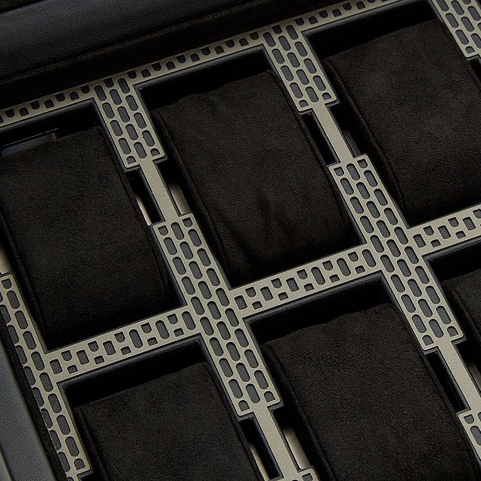 WOLF Axis Powder Coat 8 Piece Watch Box
