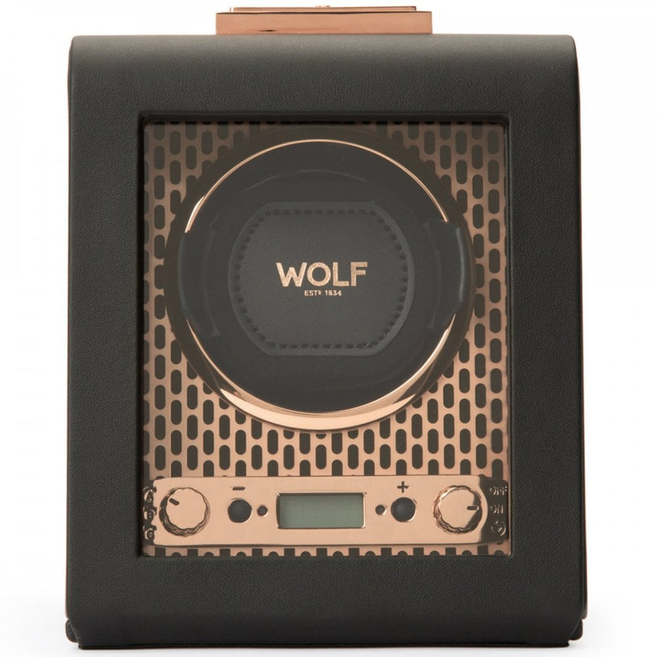 WOLF Axis Single Watch Winder - Copper