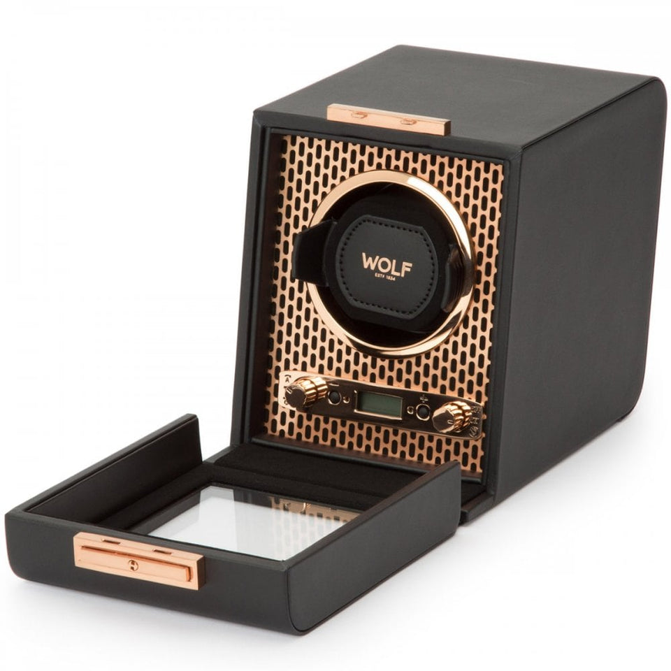 WOLF Axis Single Watch Winder - Copper