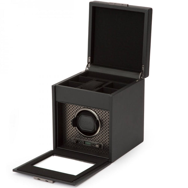 WOLF Axis Watch Winder with Storage - Powder-Coated