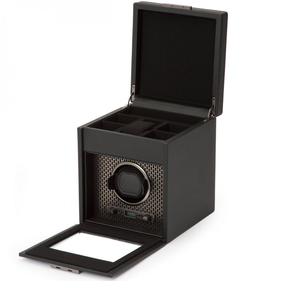WOLF Axis Watch Winder with Storage - Powder-Coated