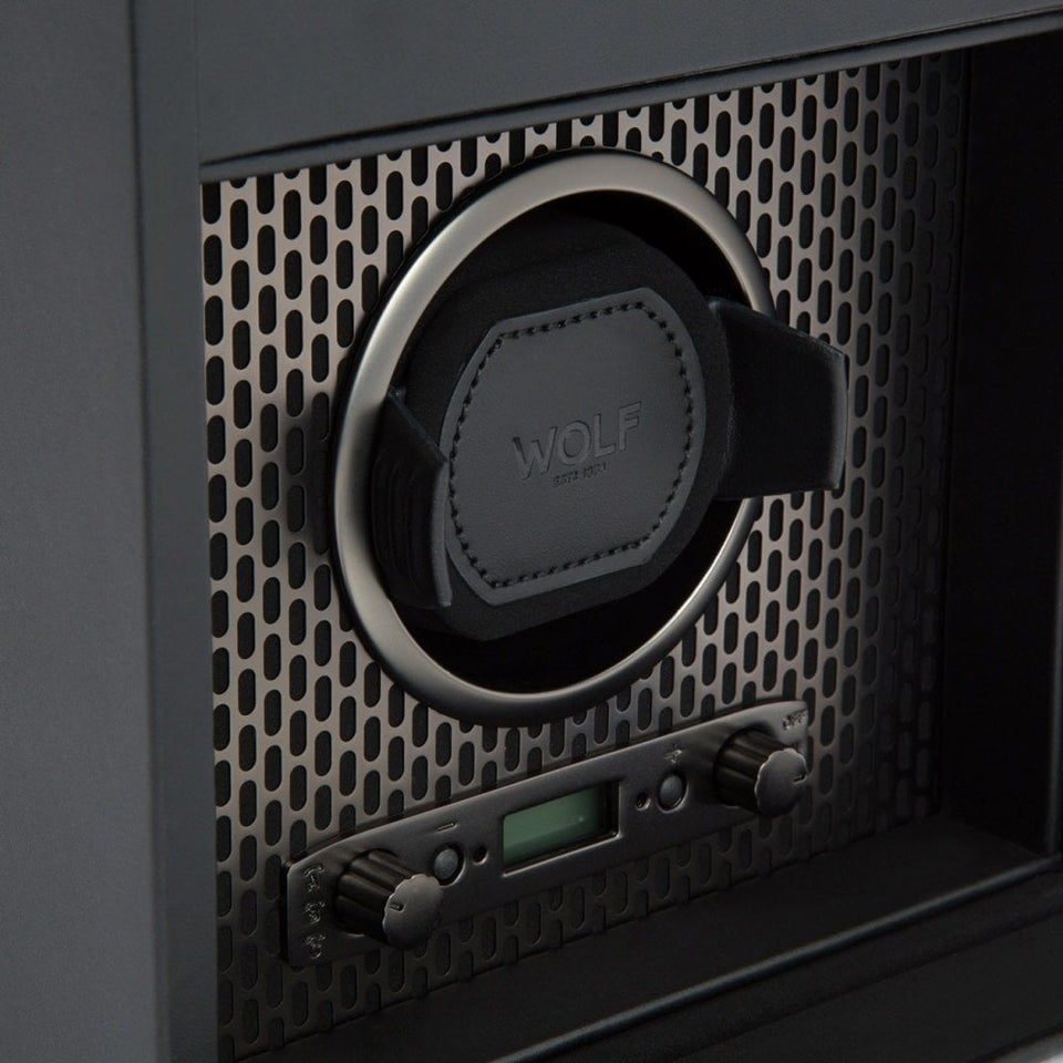 WOLF Axis Watch Winder with Storage - Powder-Coated