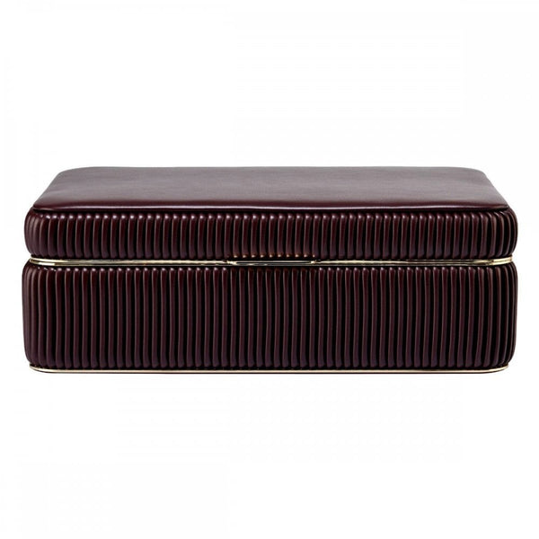 WOLF Bella Bordeaux Medium Jewellery Box