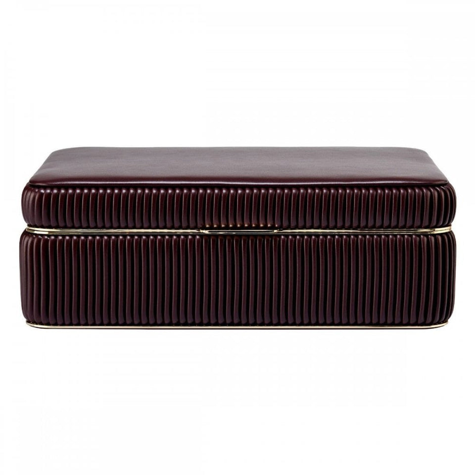 WOLF Bella Bordeaux Medium Jewellery Box