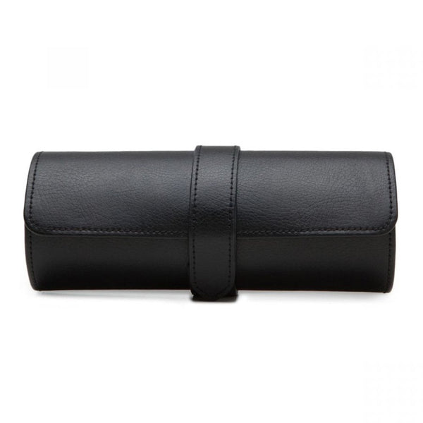 WOLF Blake Triple Watch Roll with Capsule - Black/Purple